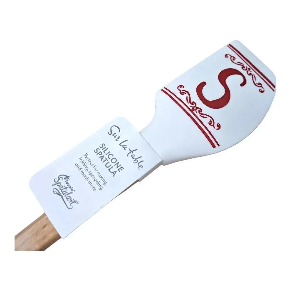NEW Sur La Table Monogram Silicone Head Spatula Letter 